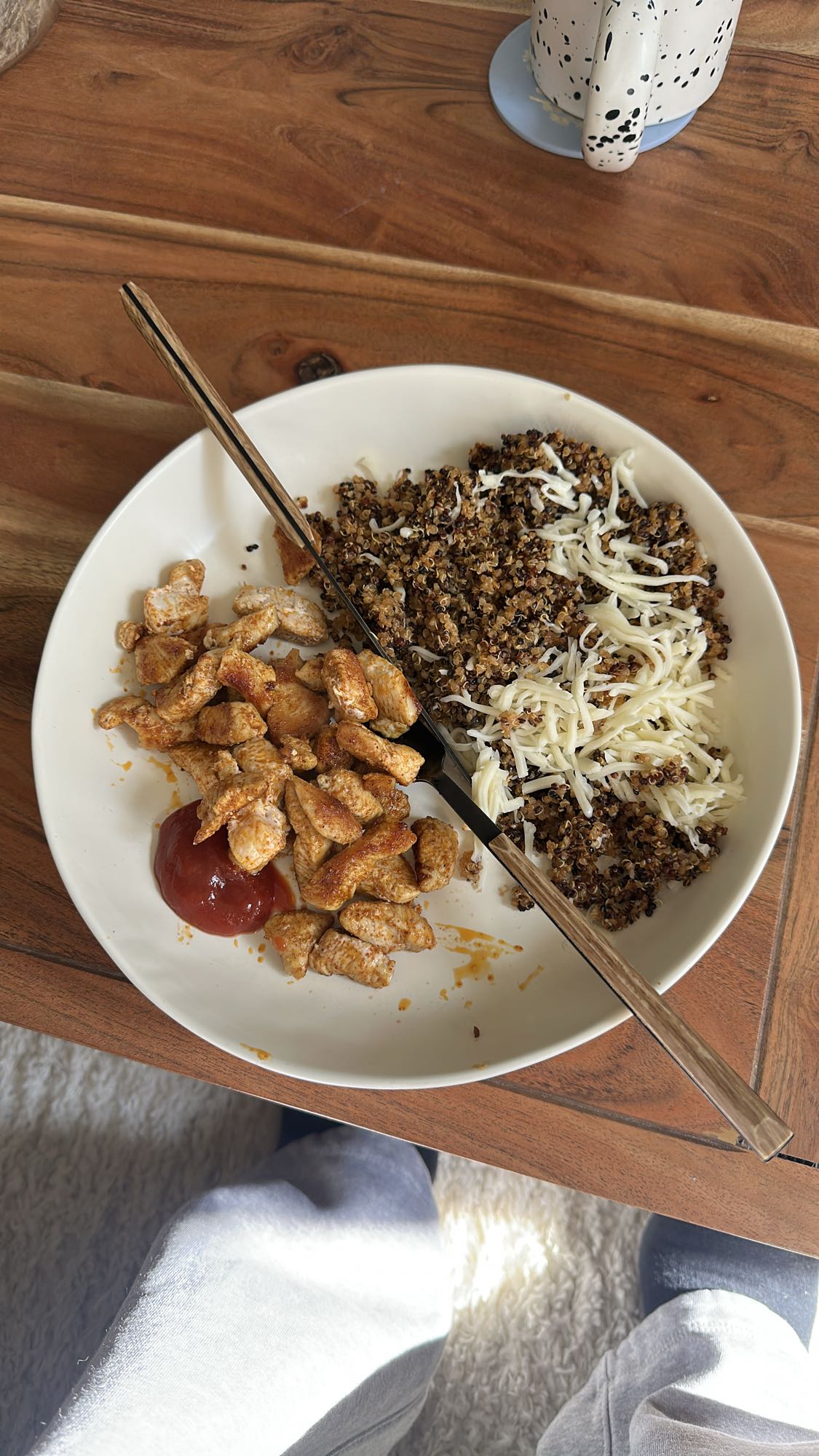 Poulet quinoa fromage