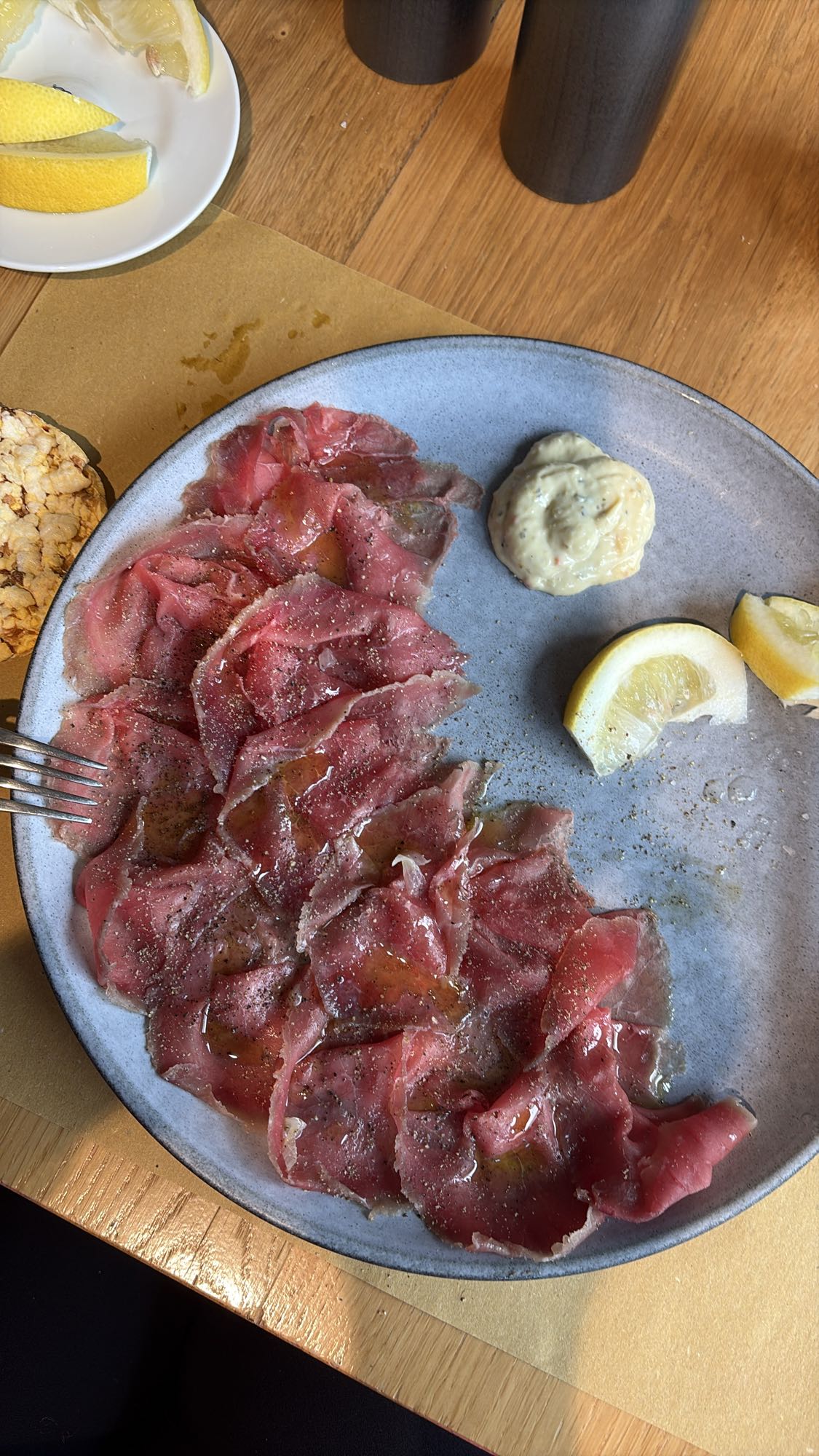 Beef Carpaccio Plate