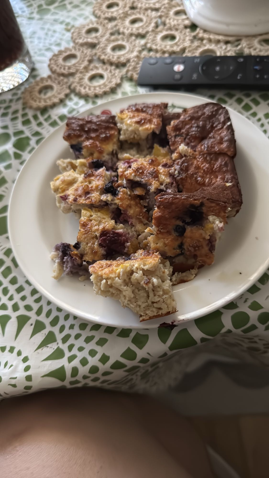 Ugnsbakad havregrynskaka