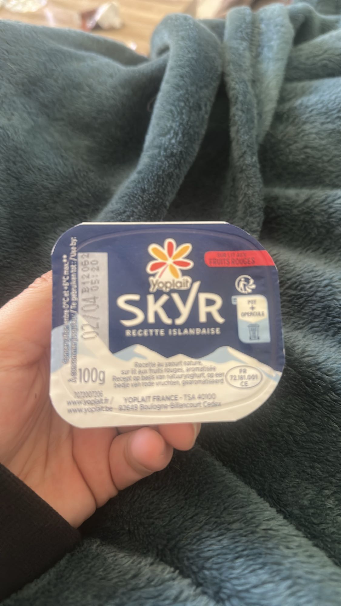 Skyr fruits rouges