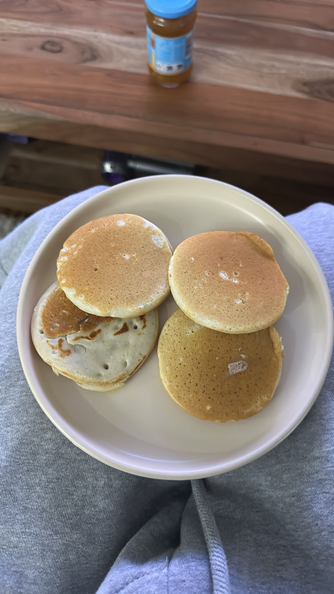 Quatre pancakes nature