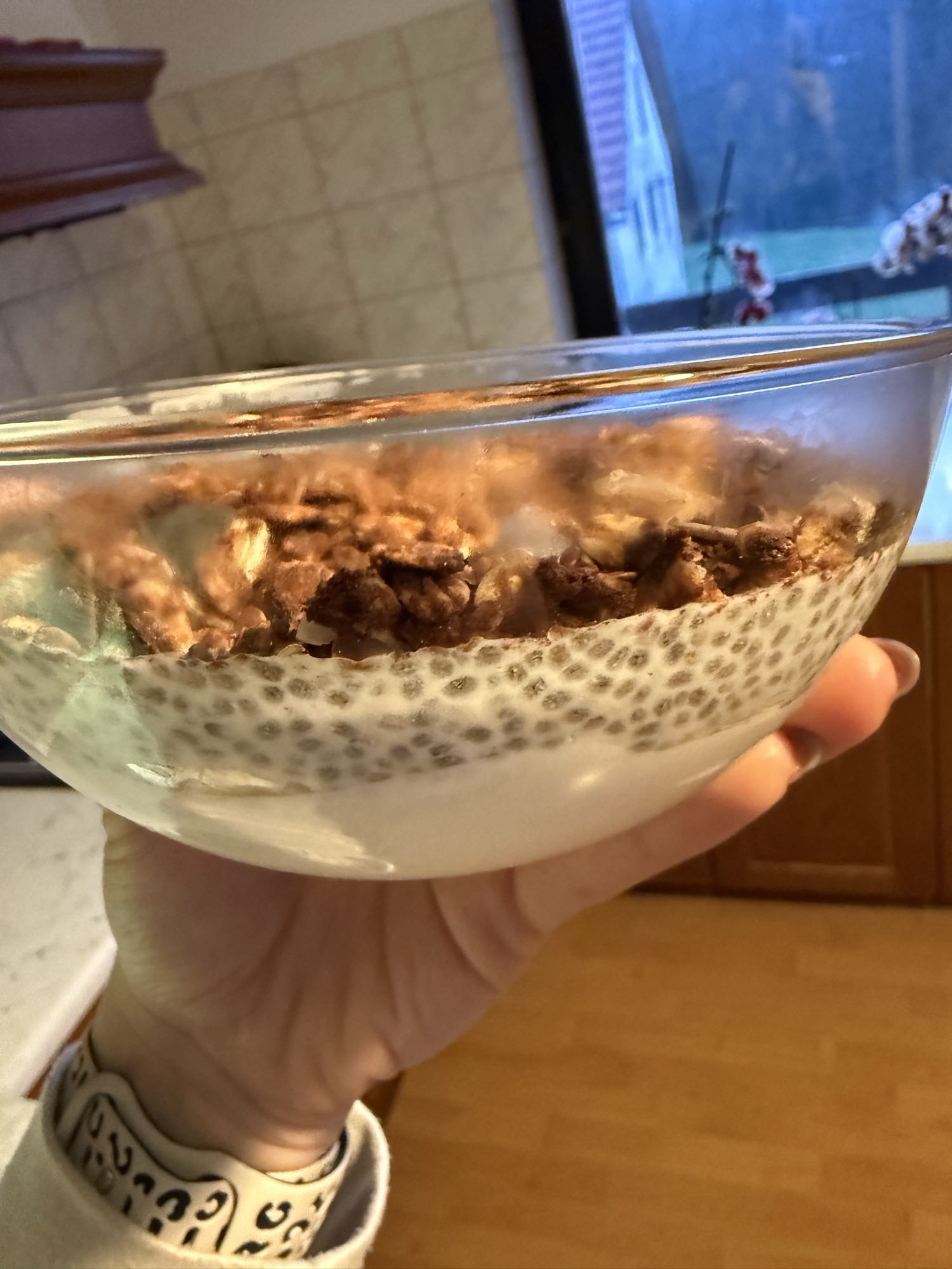 Chia Pudding with Granola