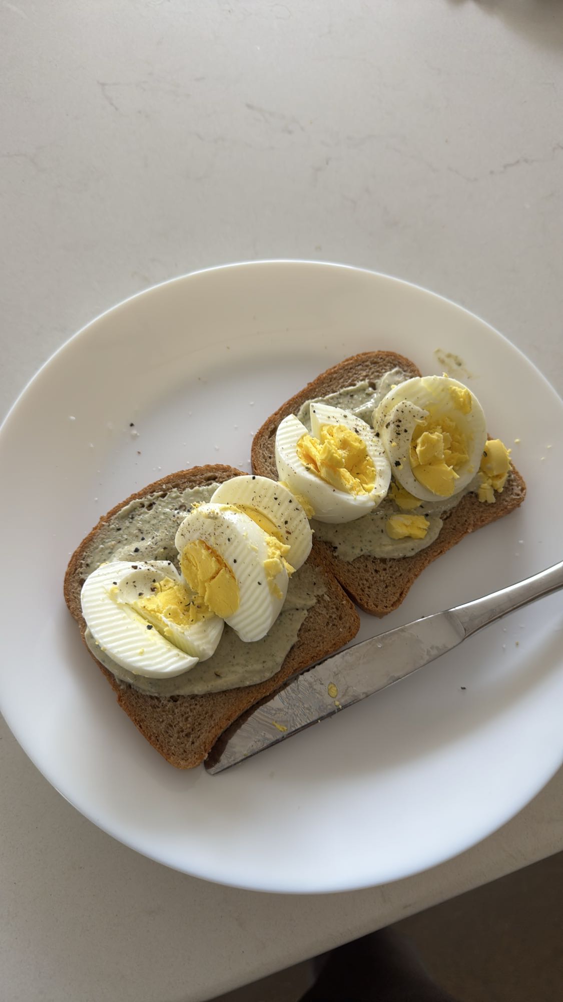 Egg Toast with Spread