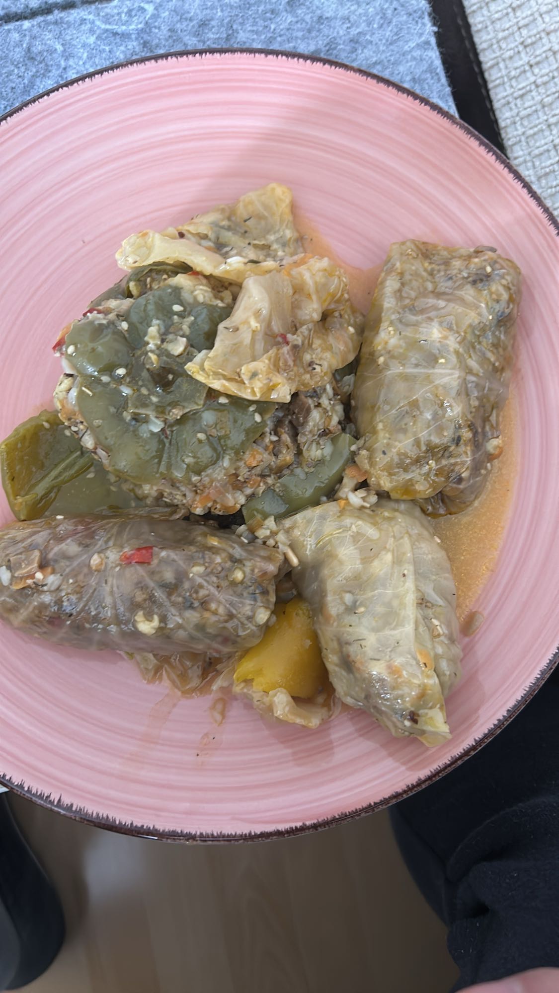 rollos de col rellenos