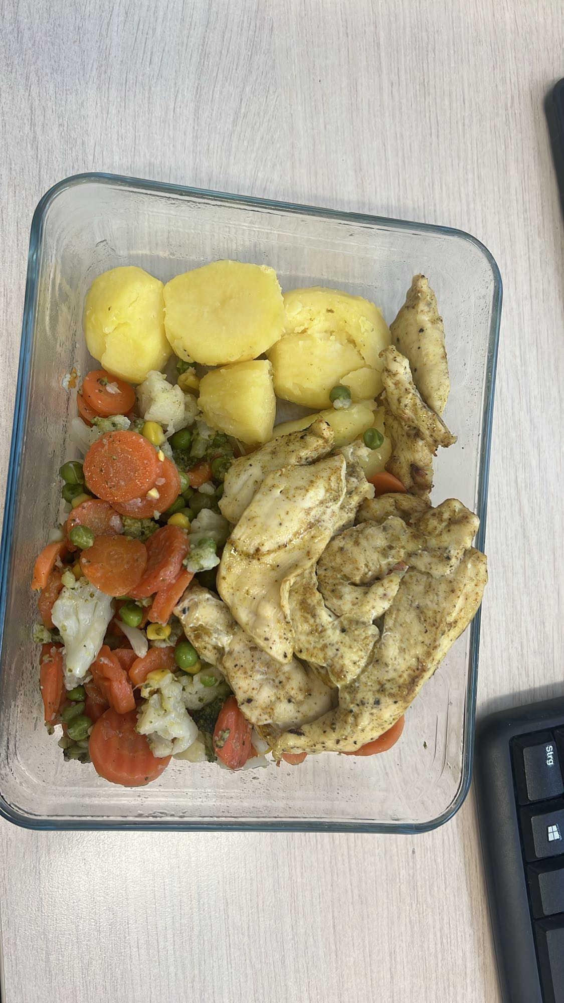 Kurczak z warzywami i ziemniakami