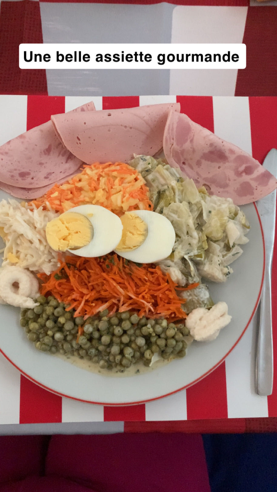 Assiette froide gourmande