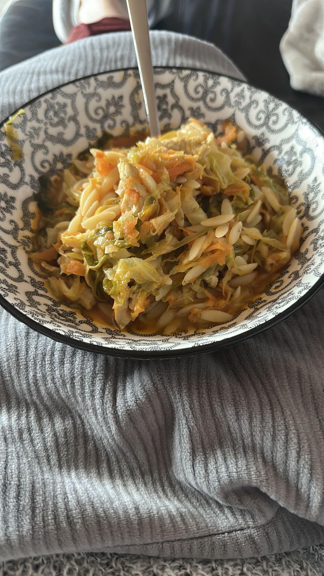 Kip orzo met groenten