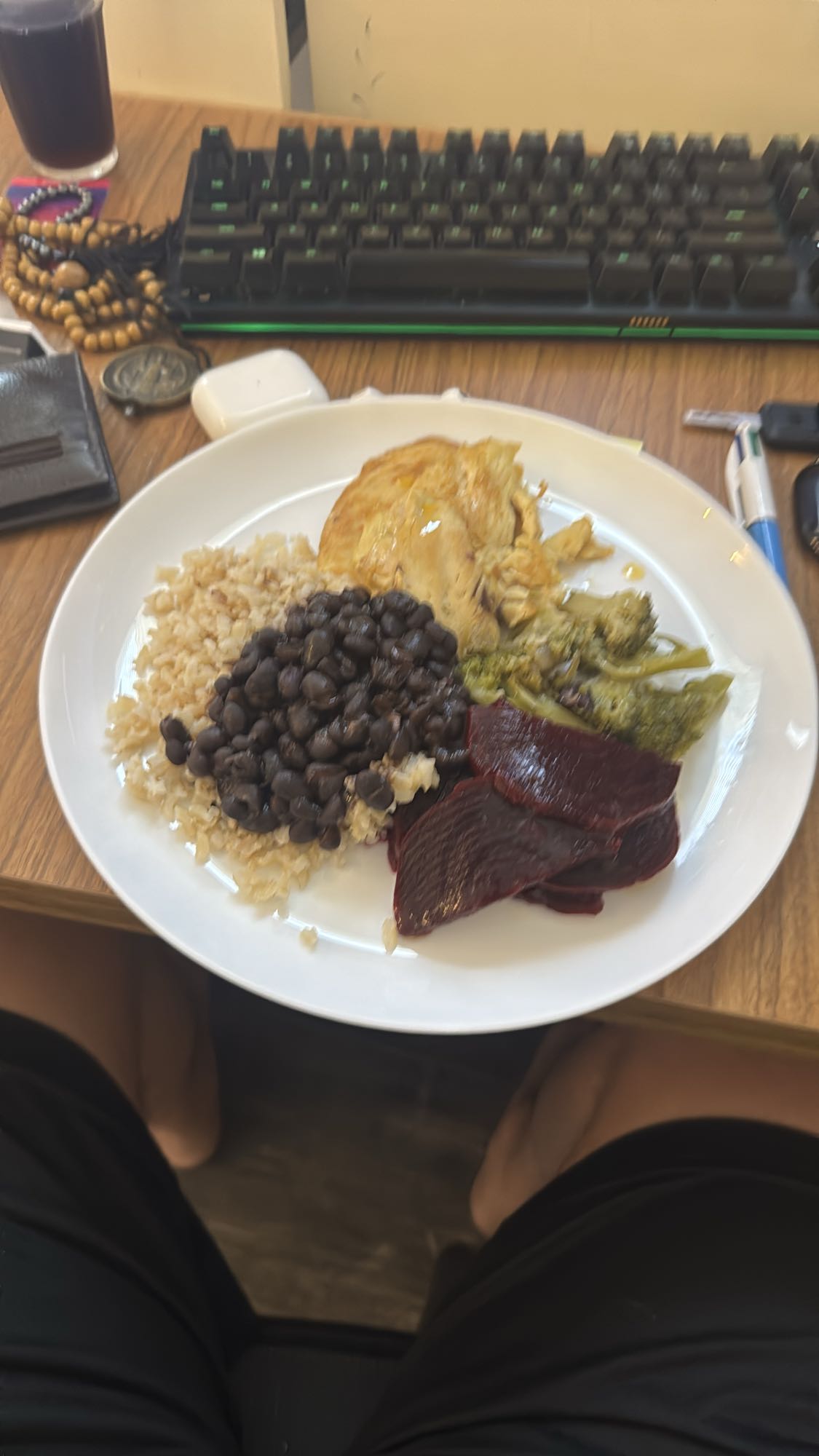 Prato saudável com frango