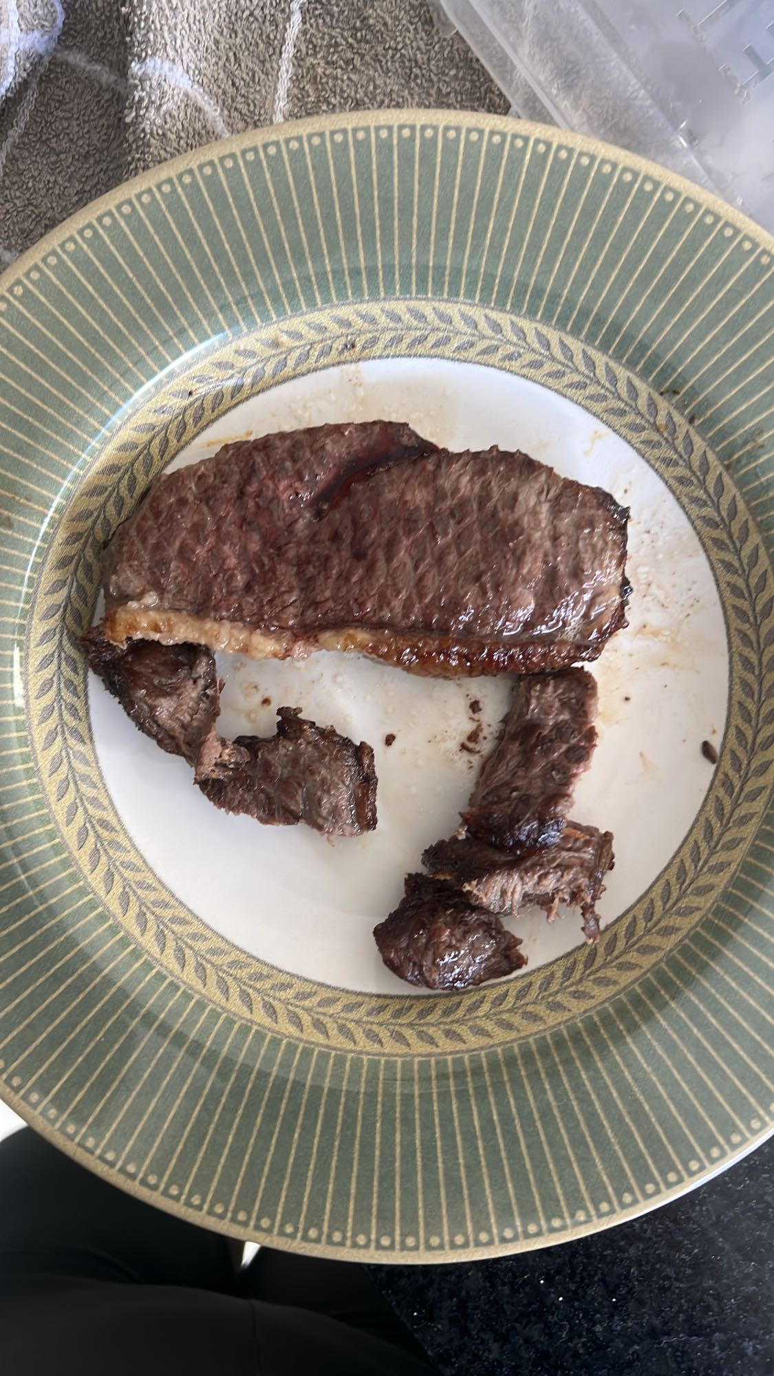 Bife grelhado simples