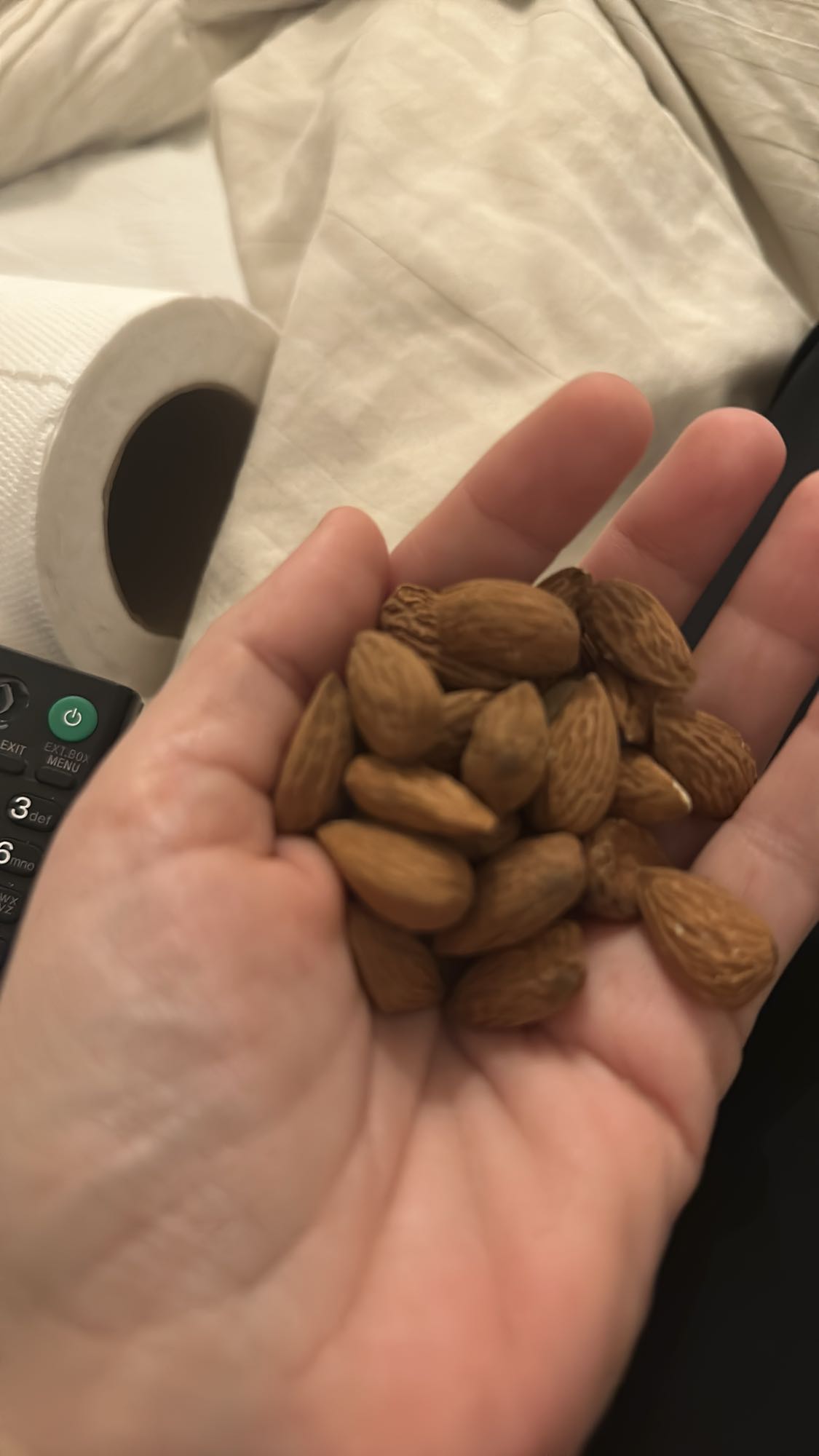 Handful of almonds