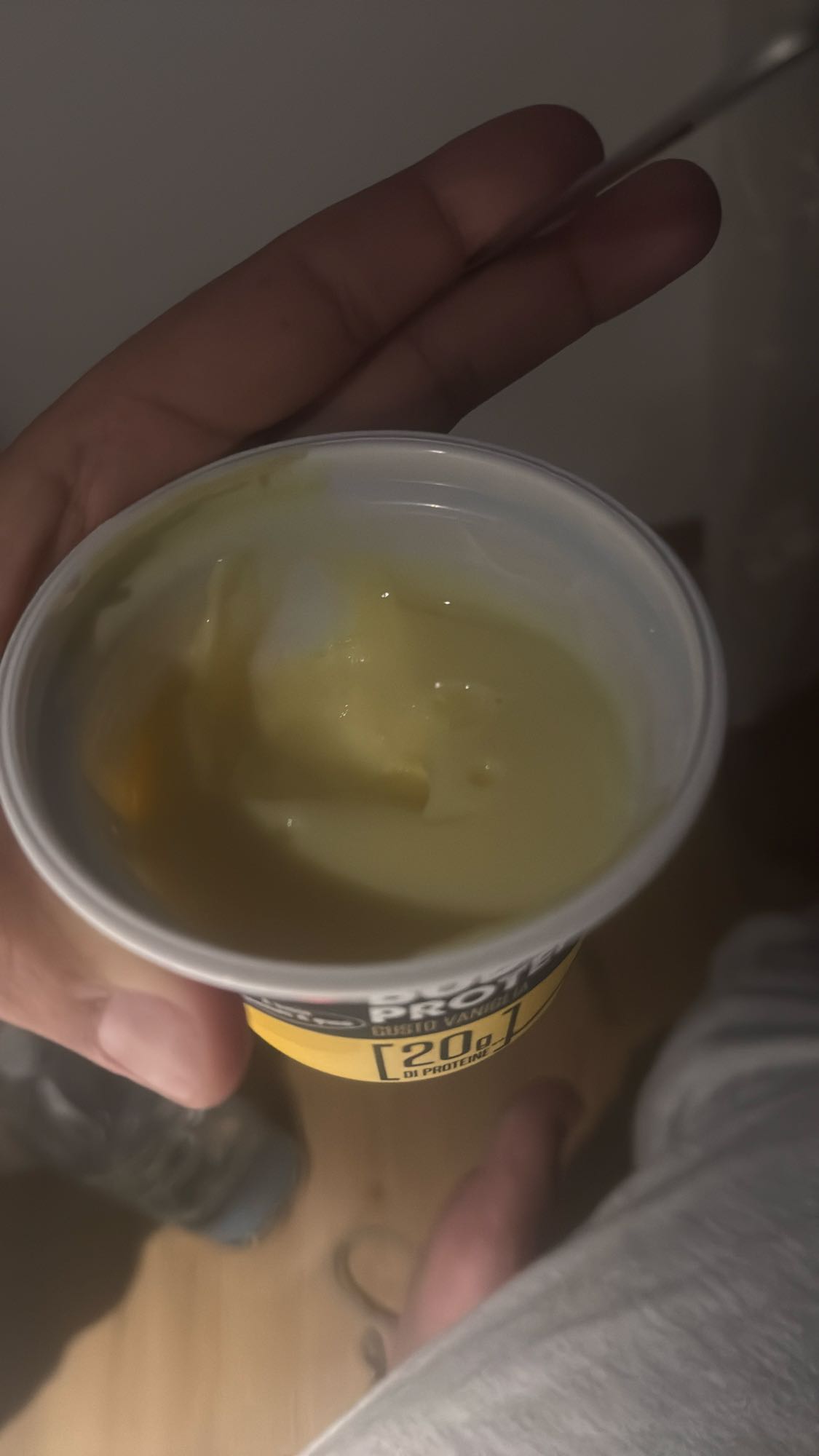 Vanilla protein yogurt