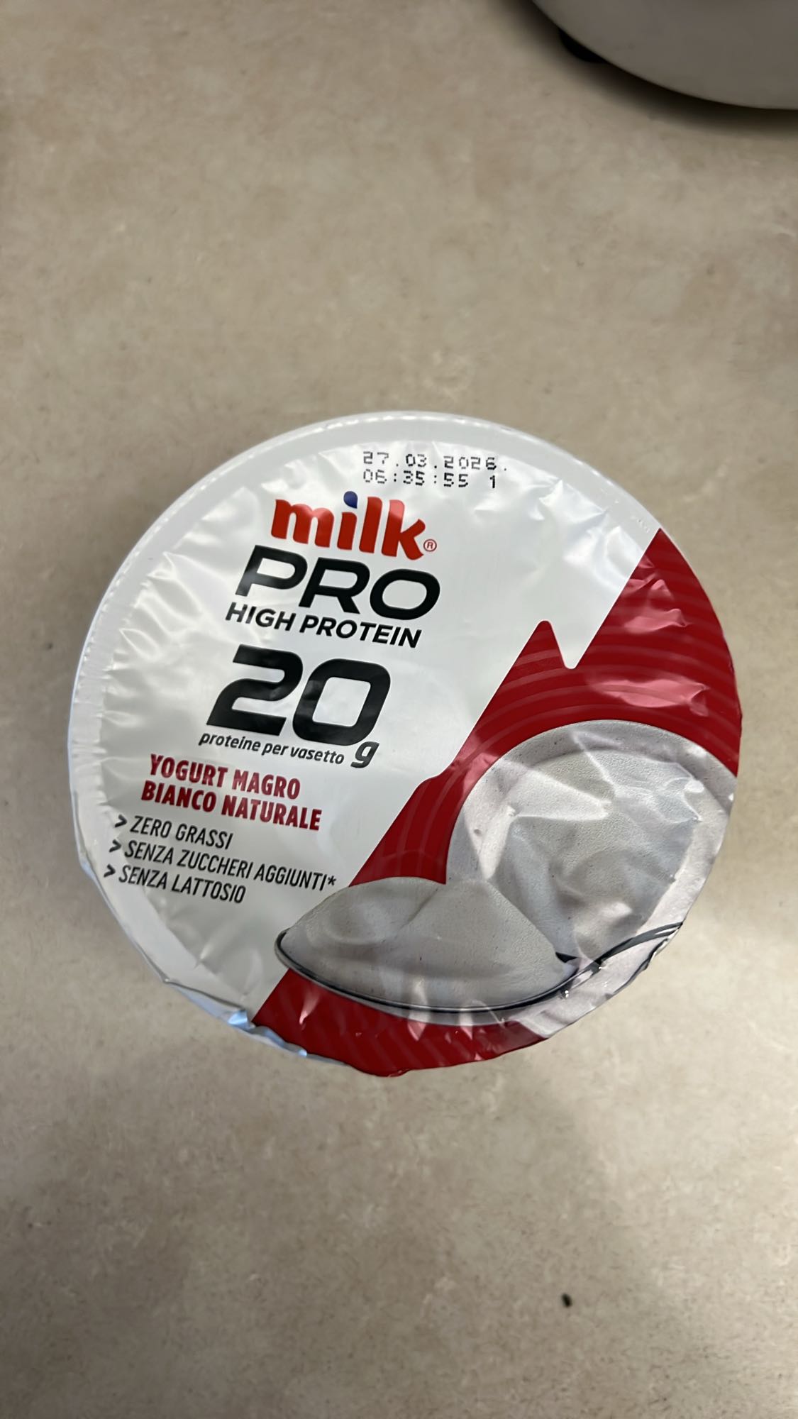 Yogurt magro proteico