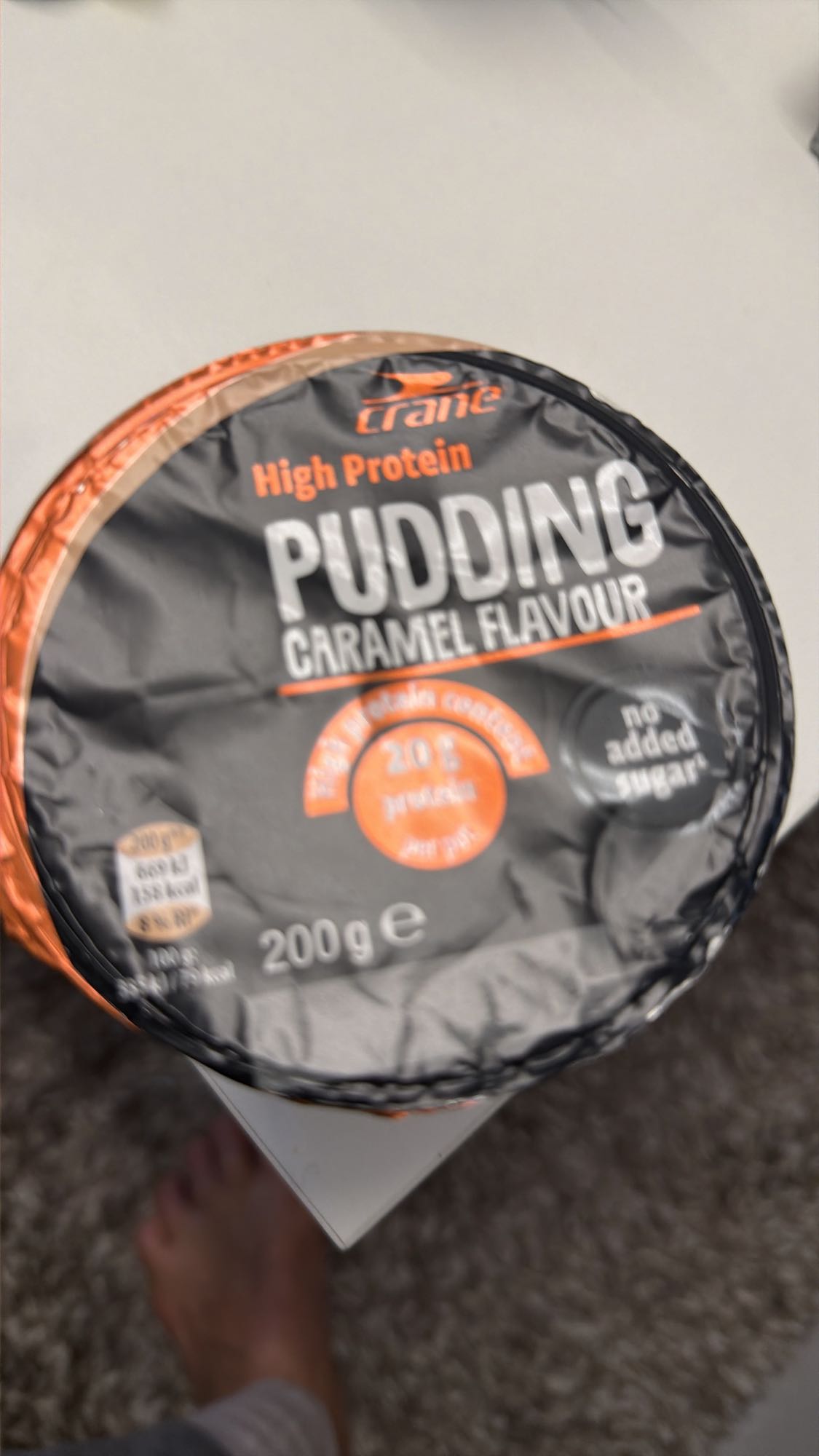 High Protein Caramel Pudding