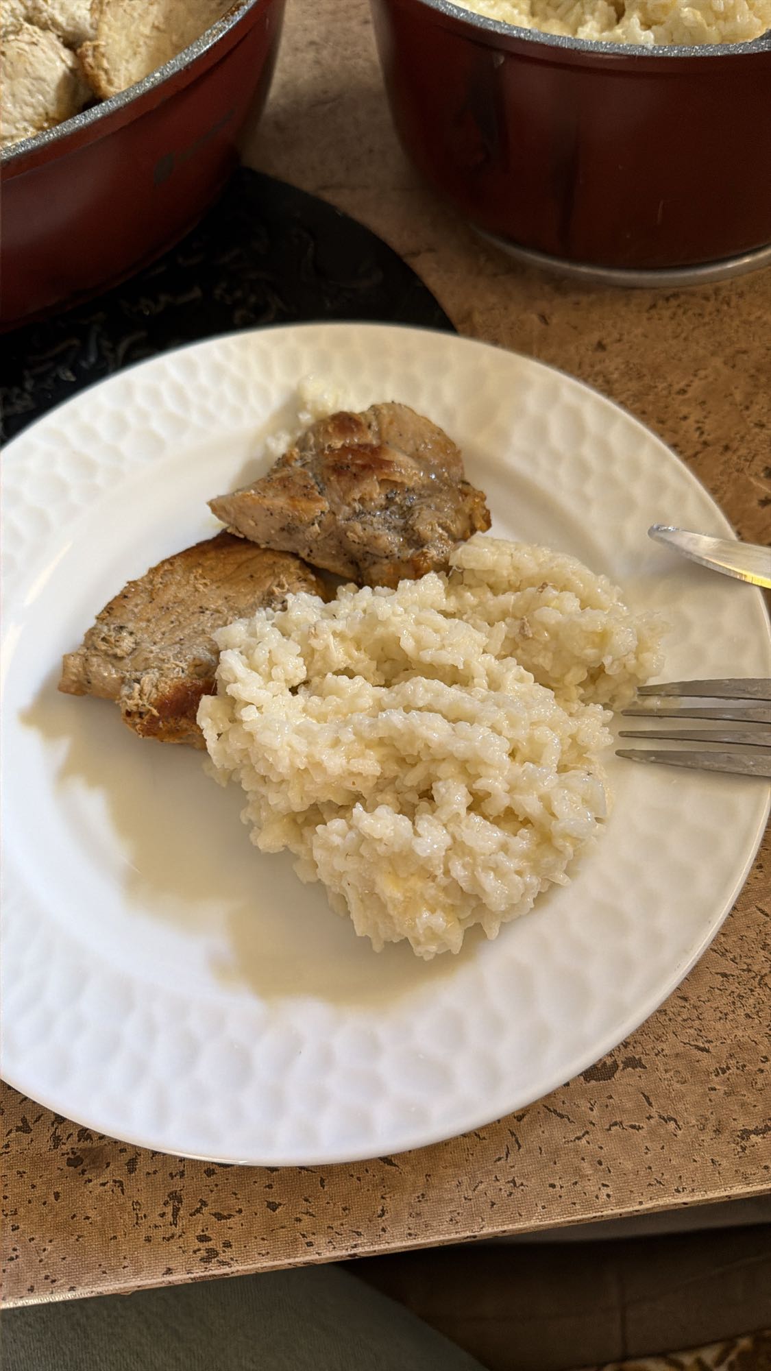 Orez cu carne de porc