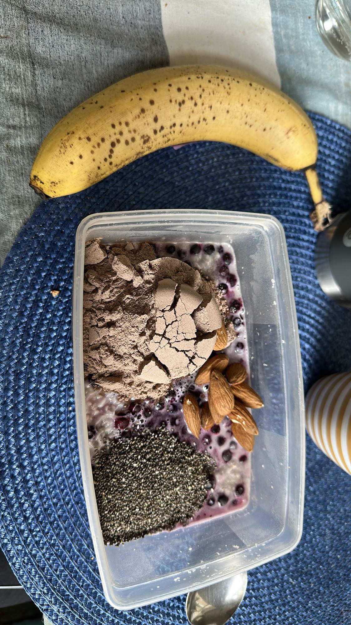 Proteinfrukost med banan