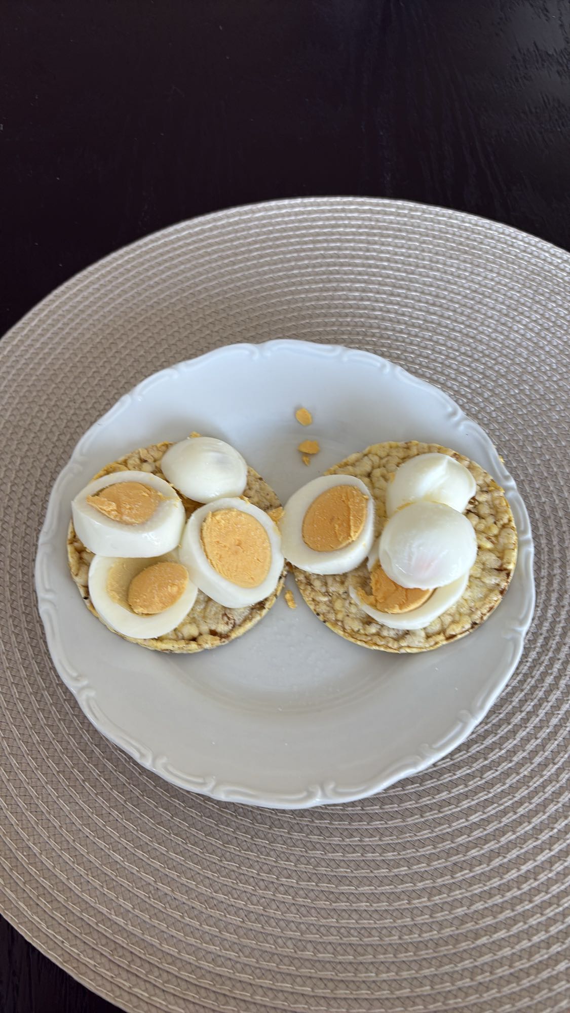 Riskakor med ägg