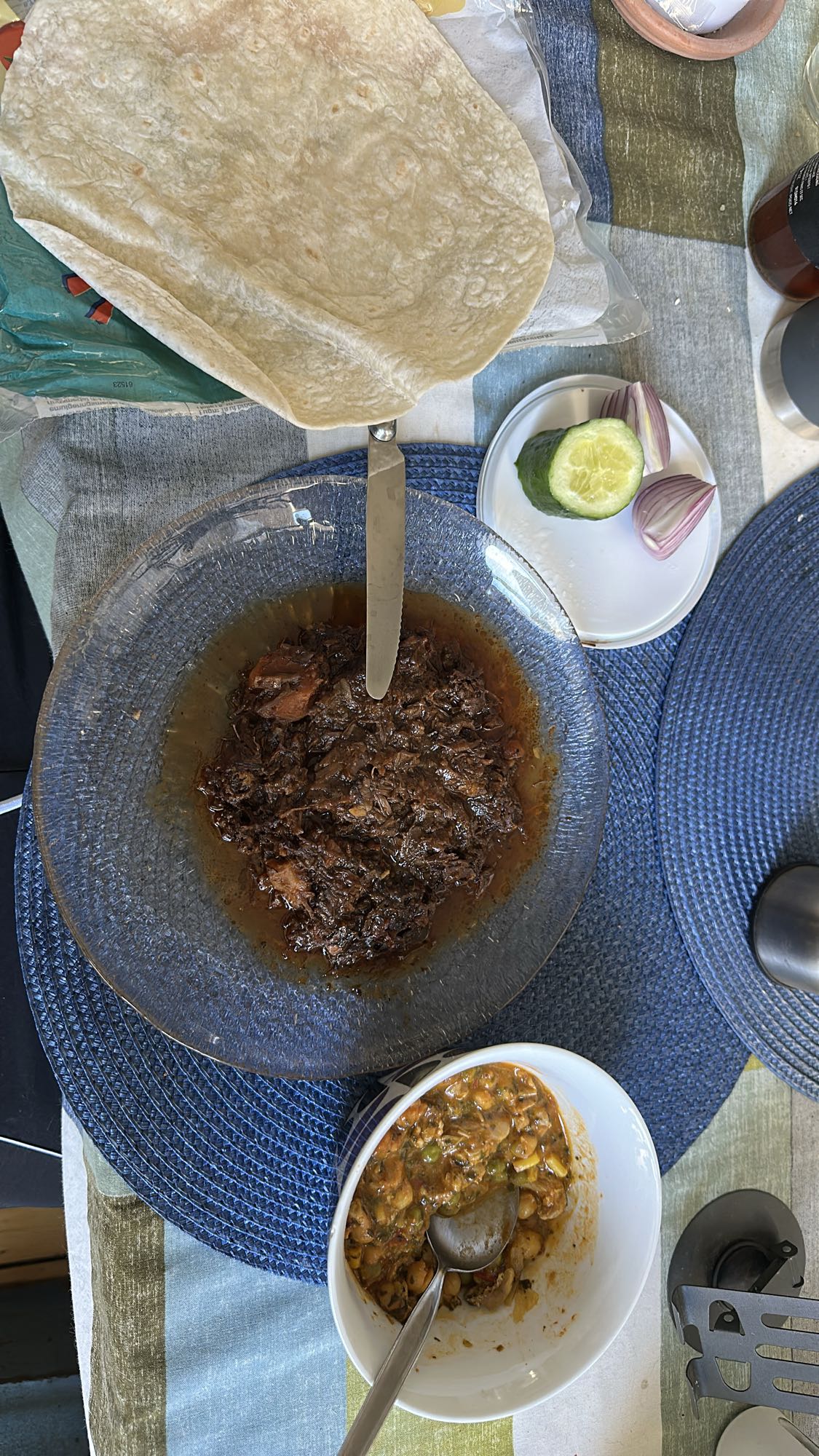 Tortilla med köttgryta