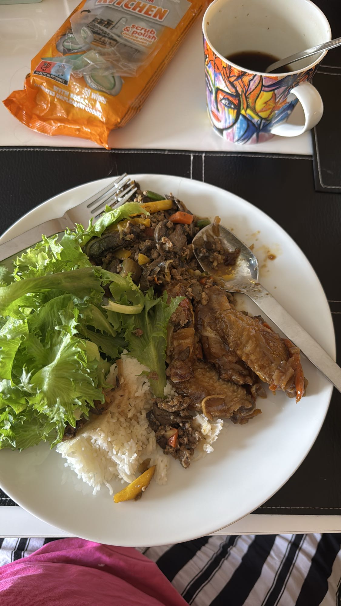 Ris med kyckling och grönsaker