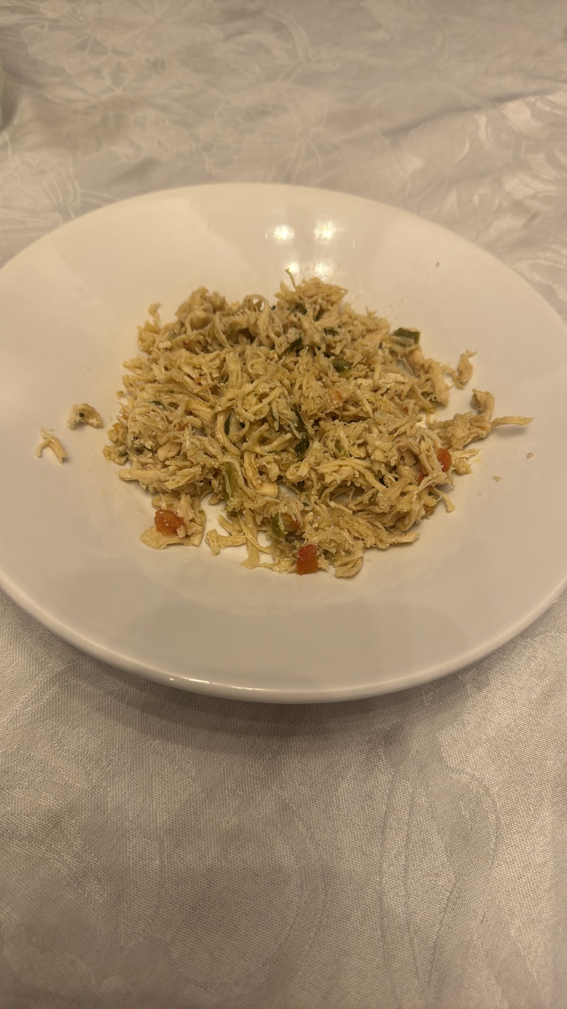 Frango desfiado simples