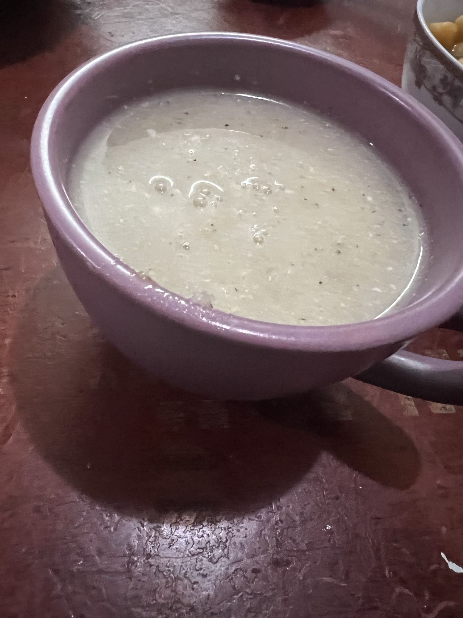 Creamy soup