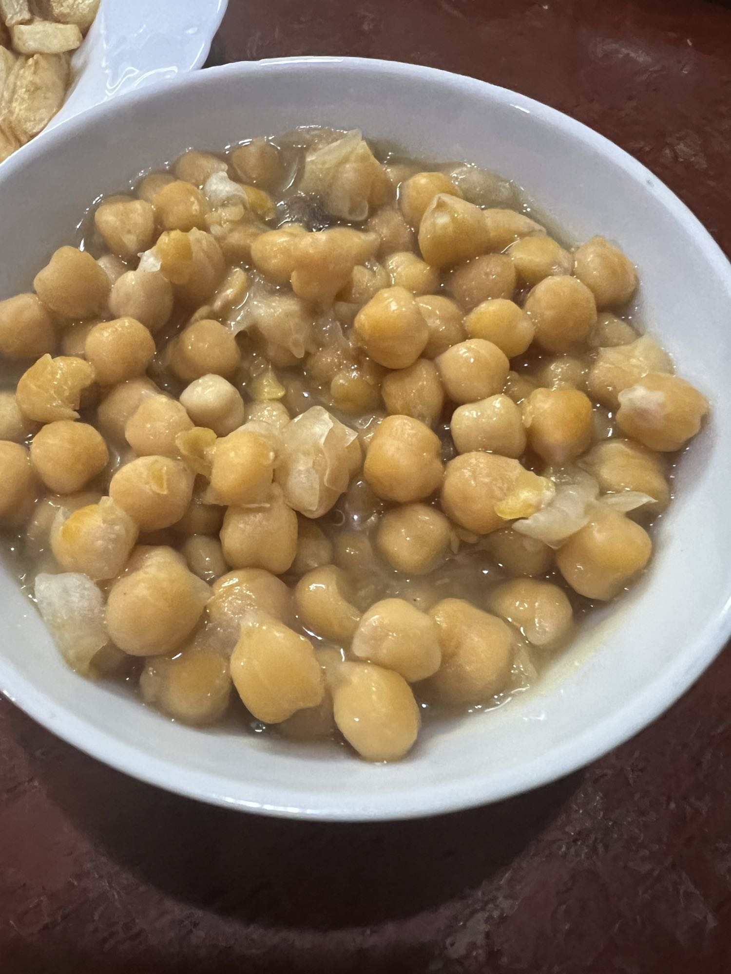 Boiled Chickpeas Bowl