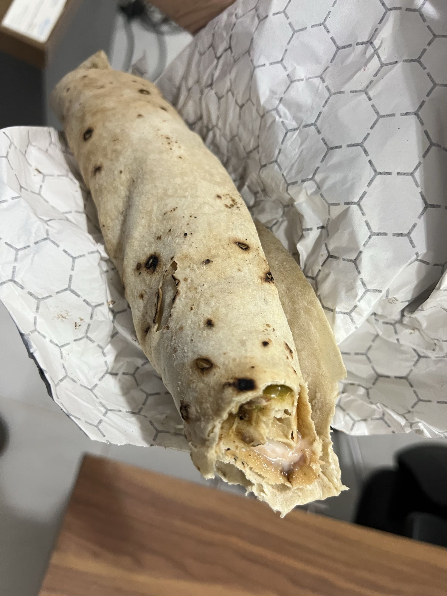 Chicken wrap roll