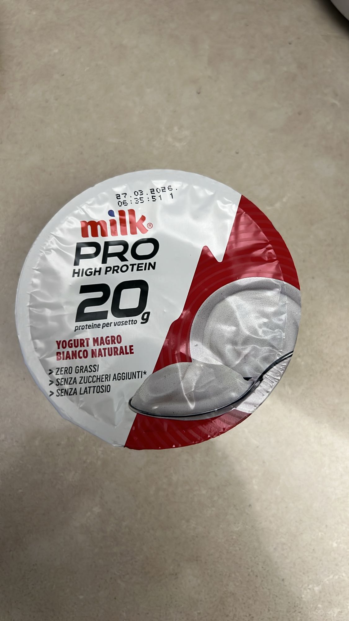 Yogurt magro proteico