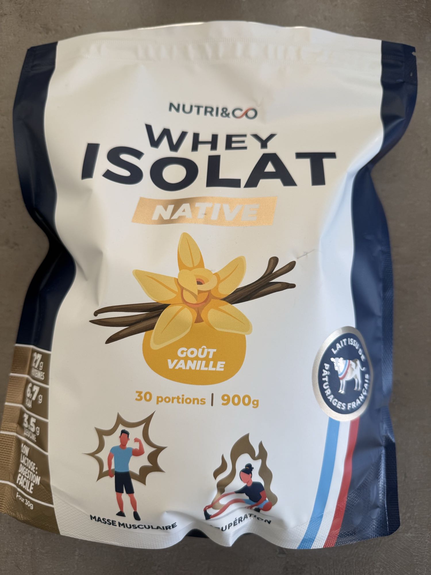 Whey isolat vanille