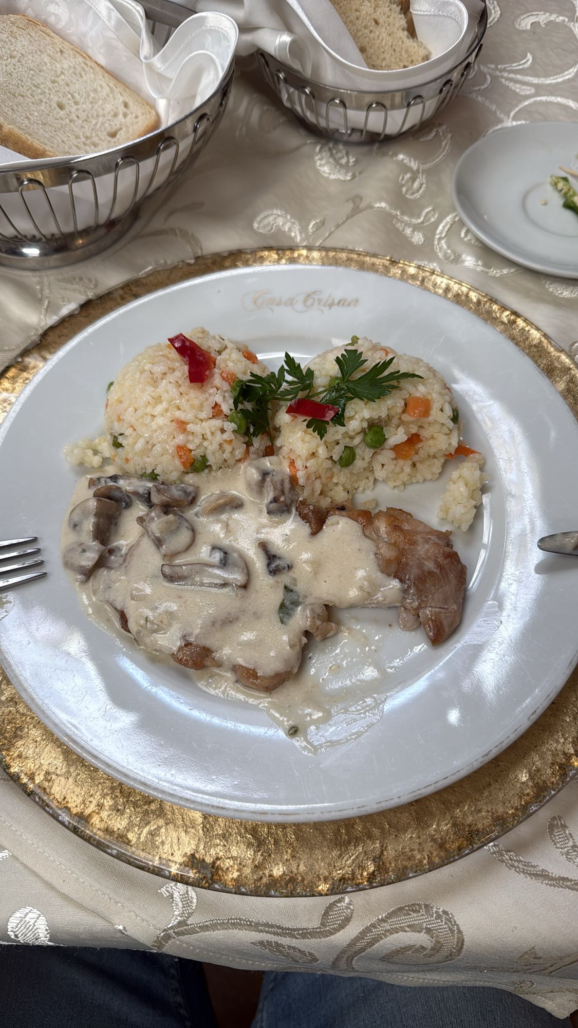 Rice Pilaf & Creamy Chicken