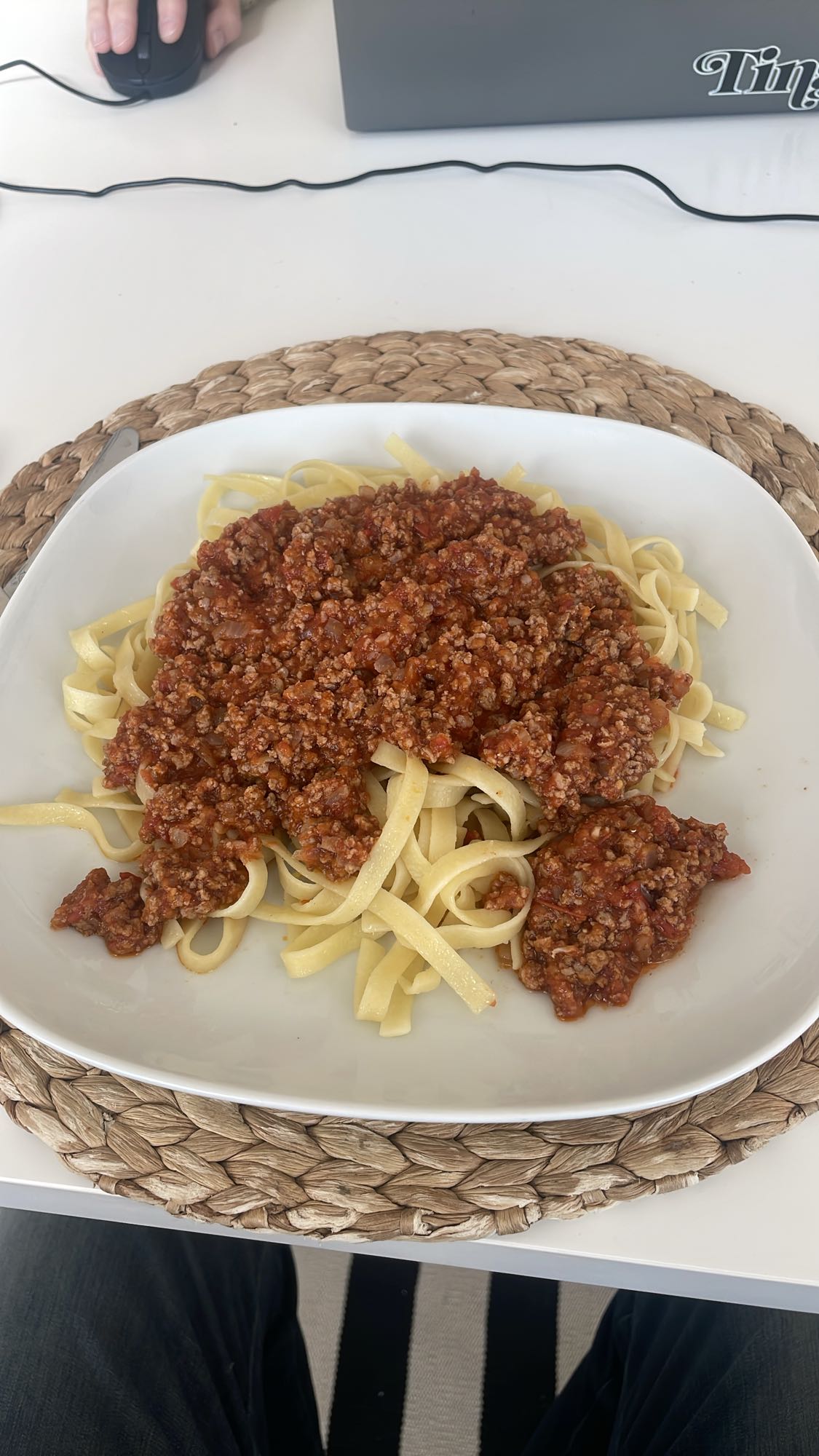 Pasta med köttfärssås