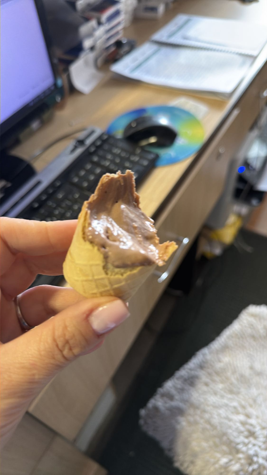 Mini cornet cu înghețată