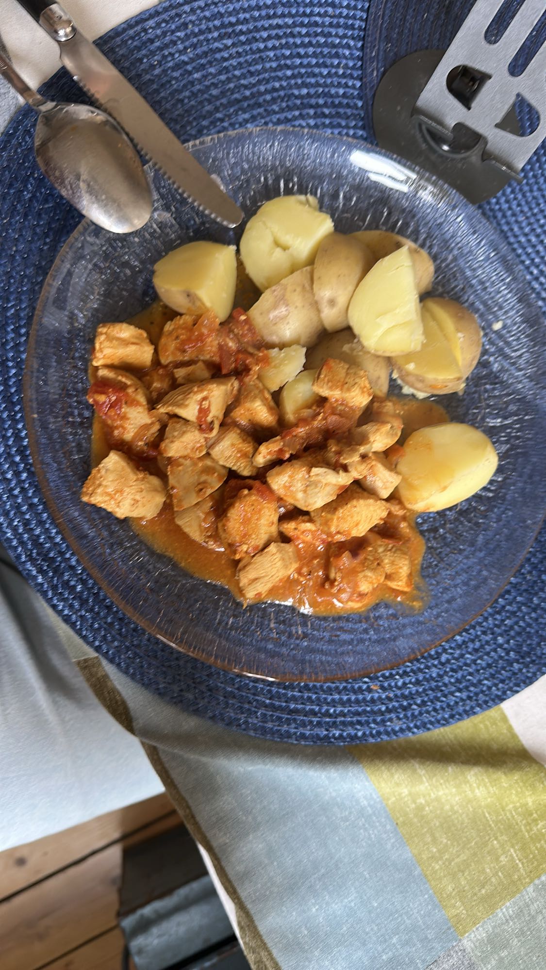 Kycklinggryta med potatis