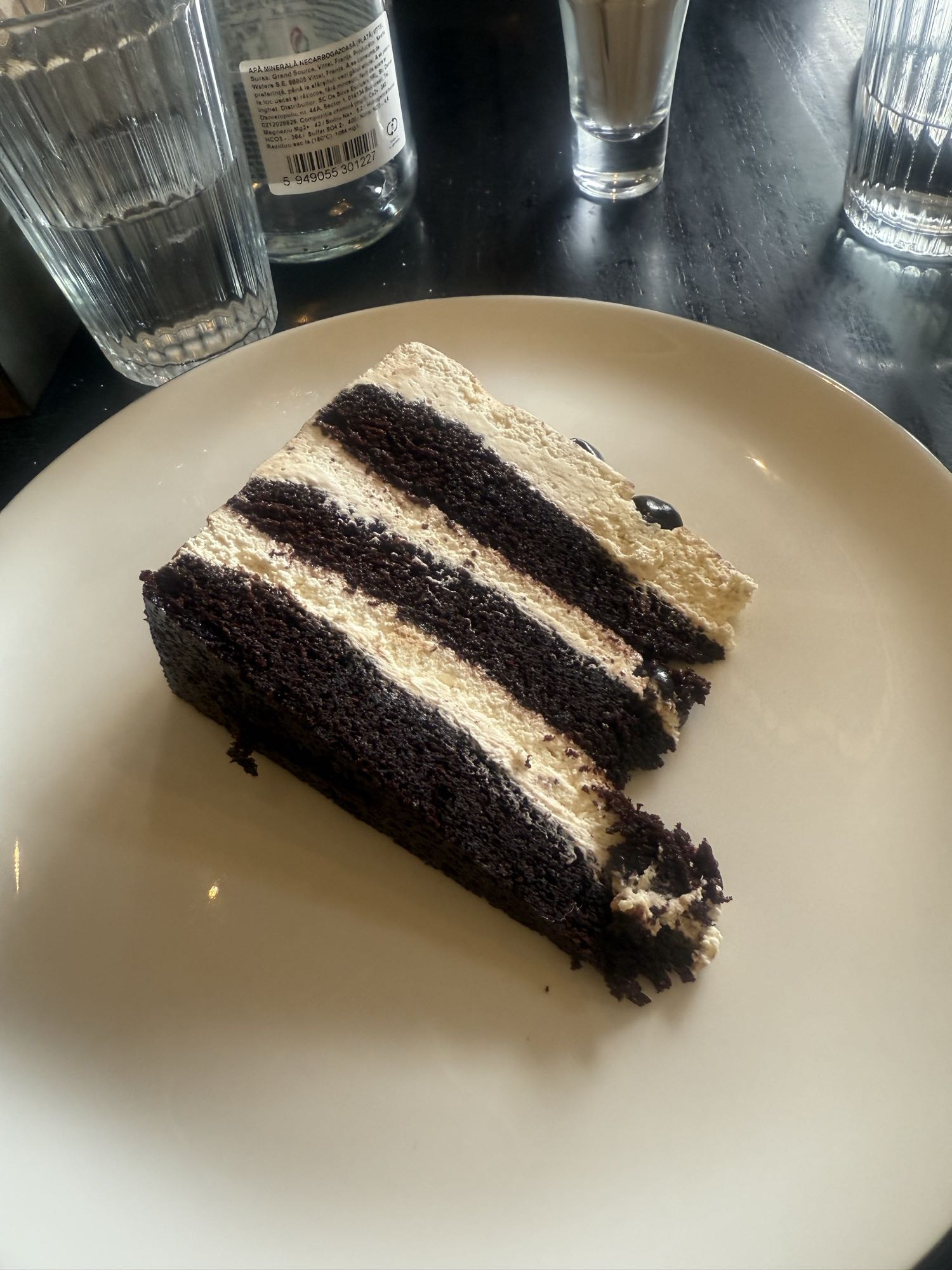 Felie de tort ciocolată