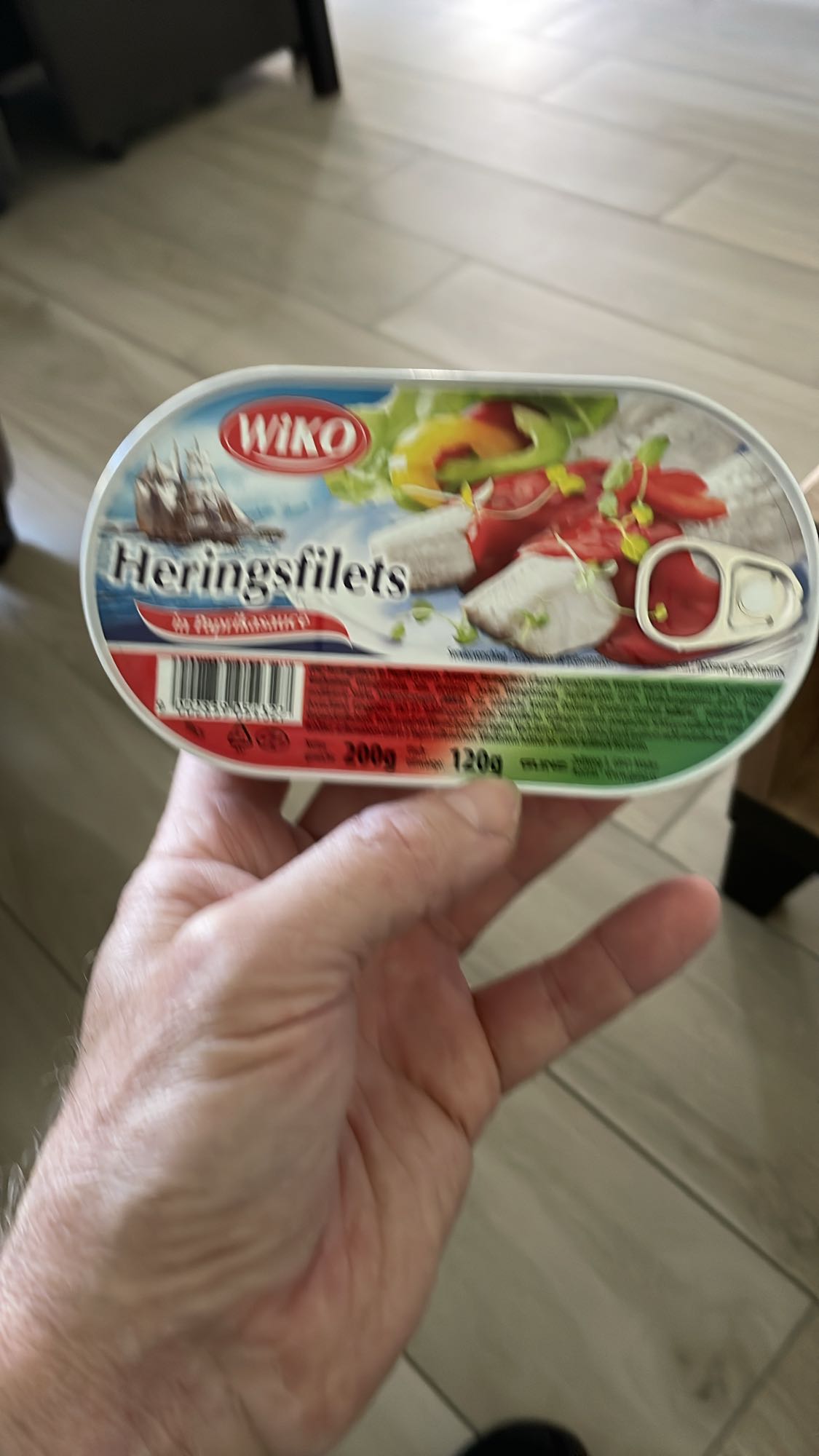 Haringfilets in blik