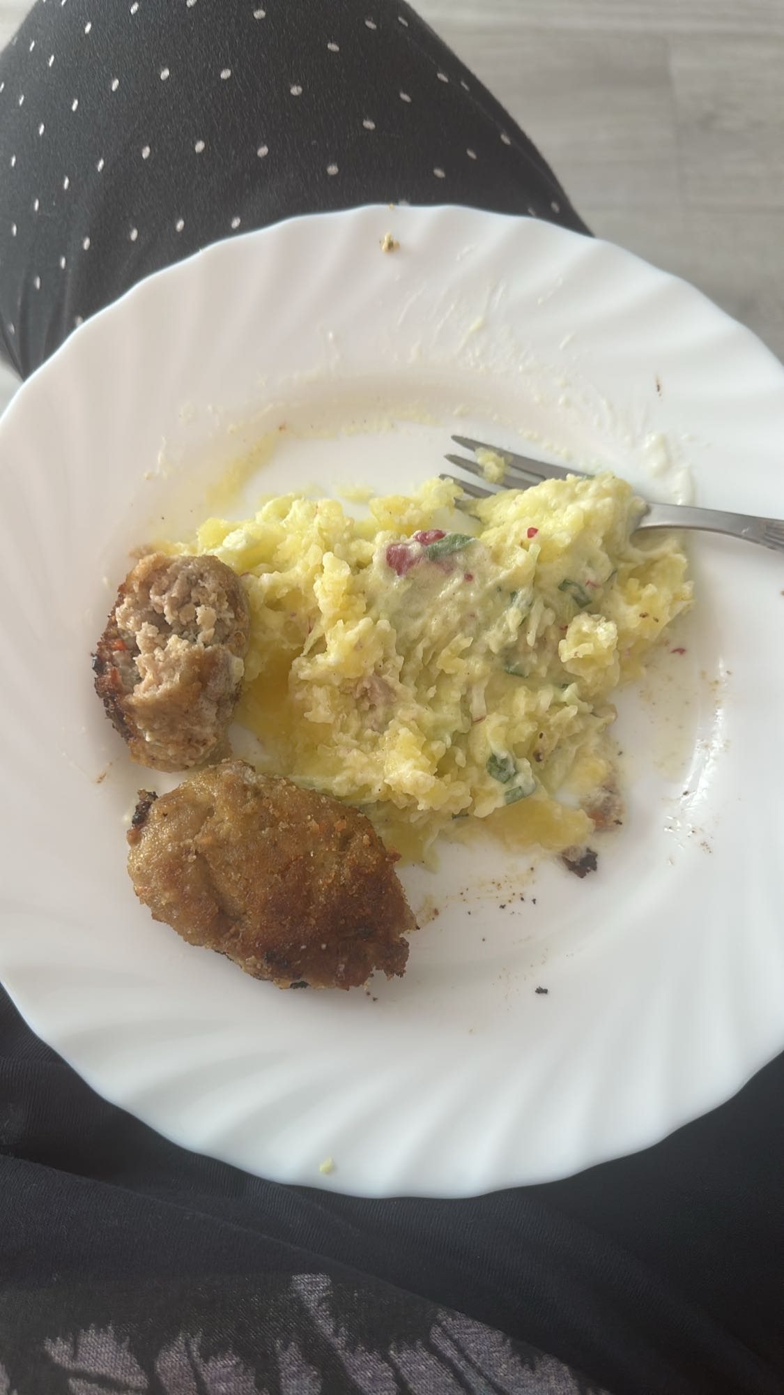 kotlet mielony z puree