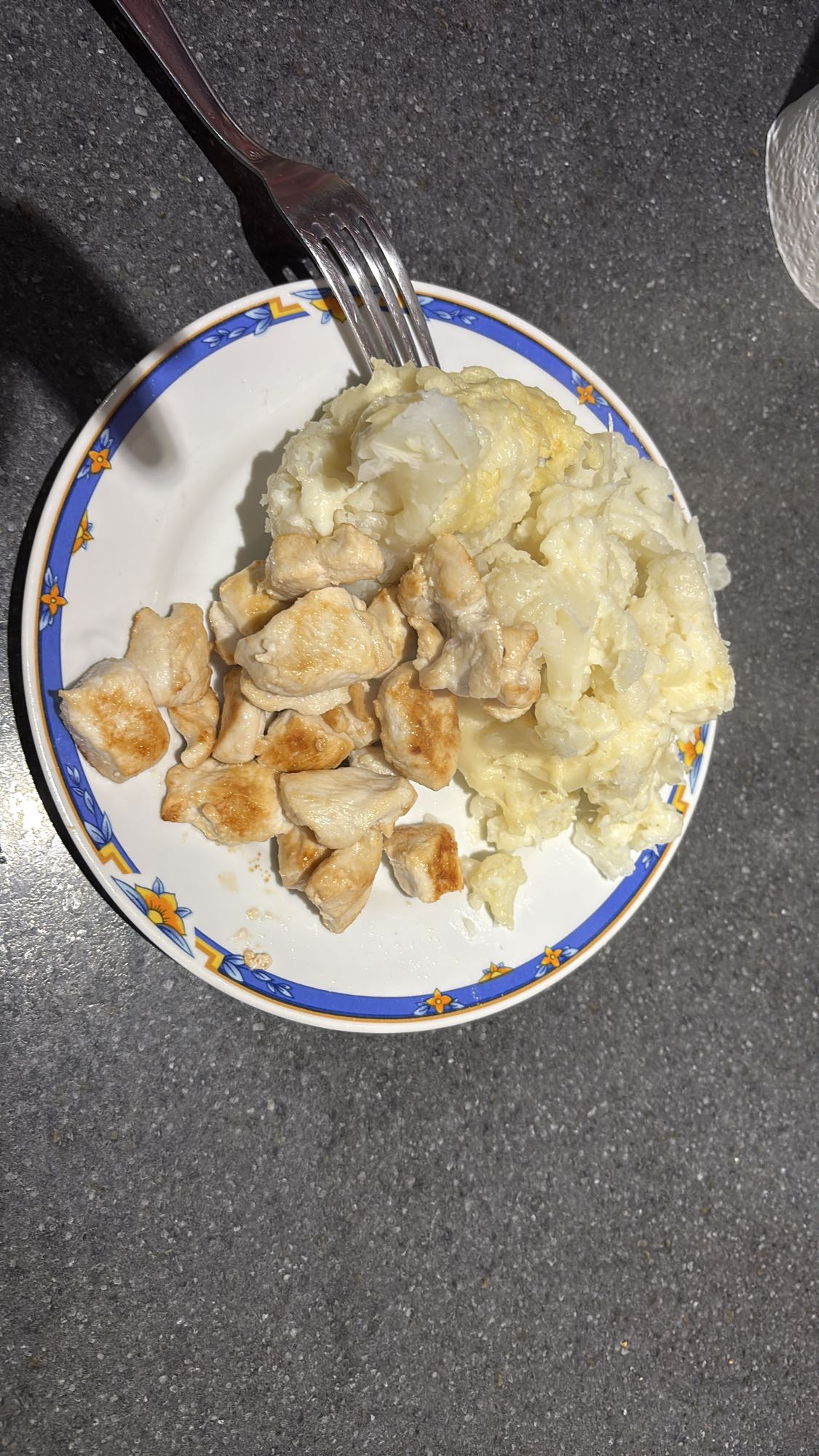 Poulet et chou-fleur
