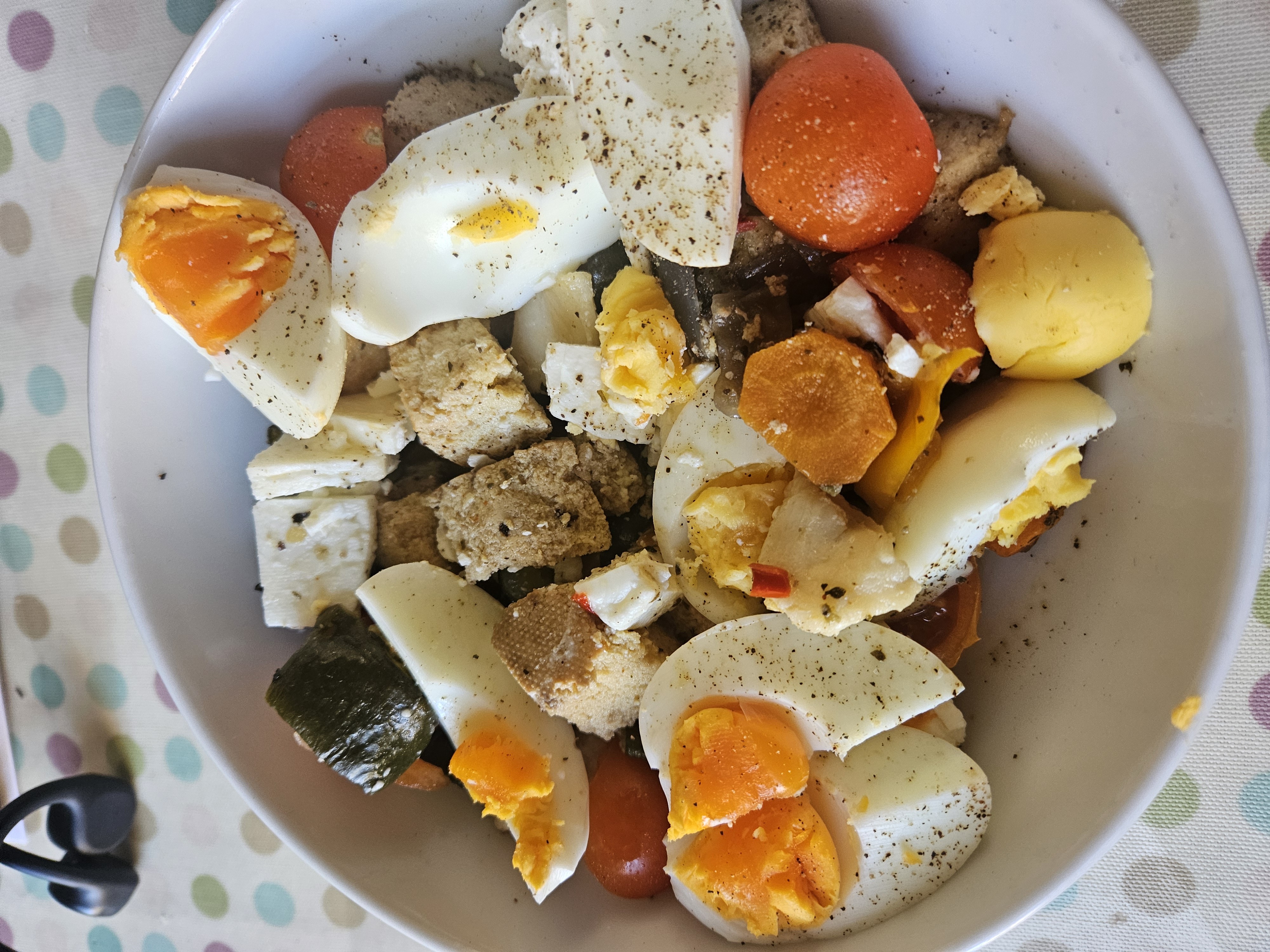 Egg Veggie Protein Bowl
