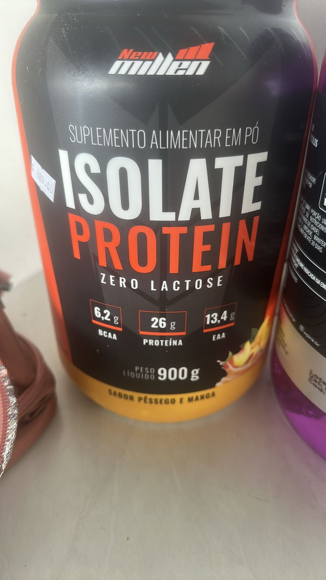 Isolado de proteína pêssego manga