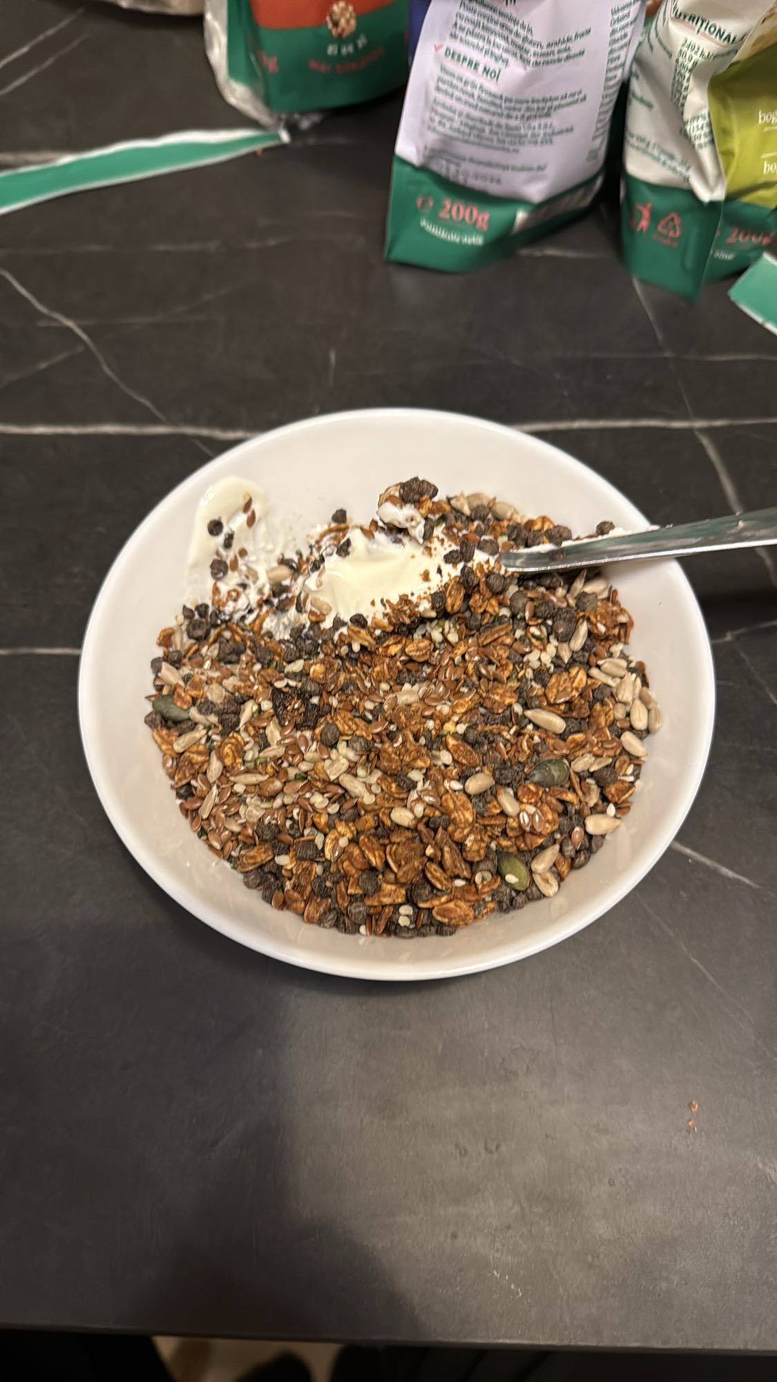 Seed Granola Yogurt Bowl