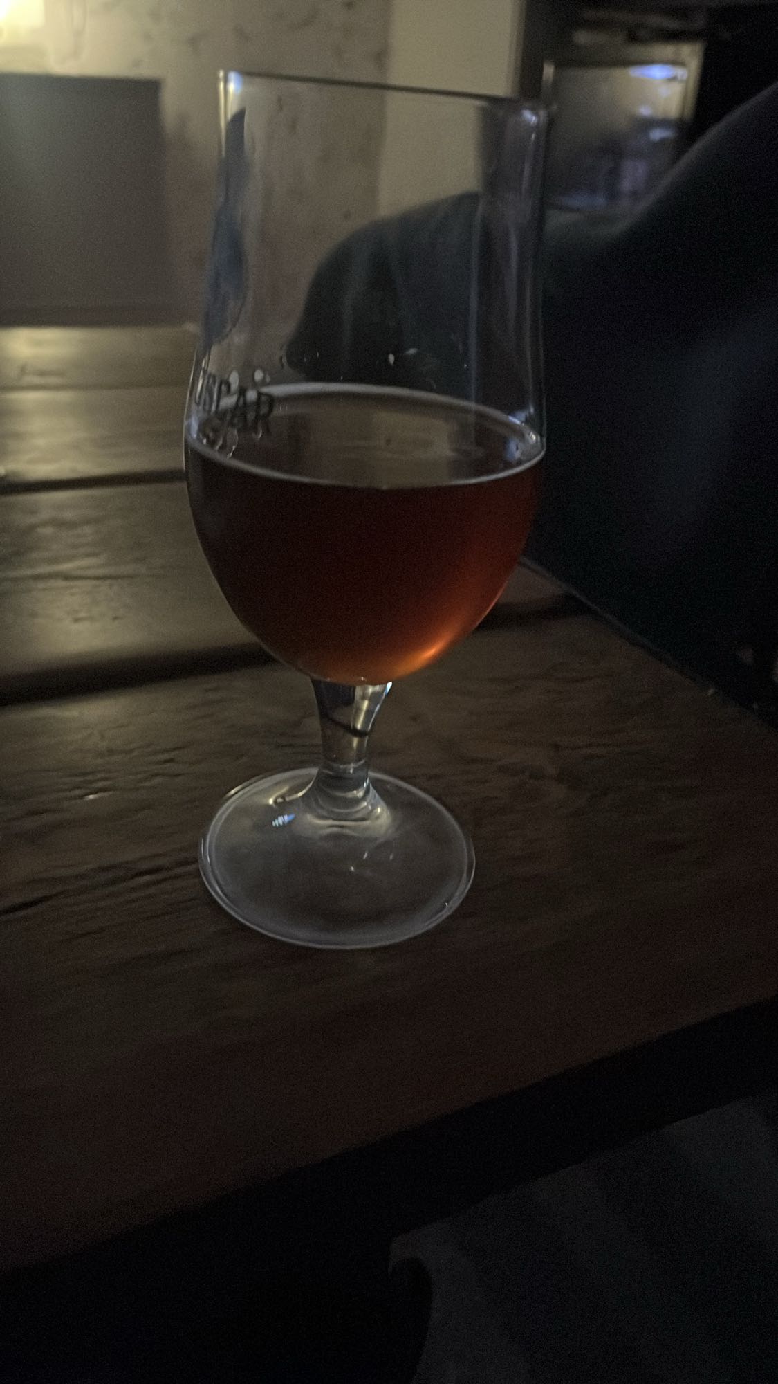 Glas öl