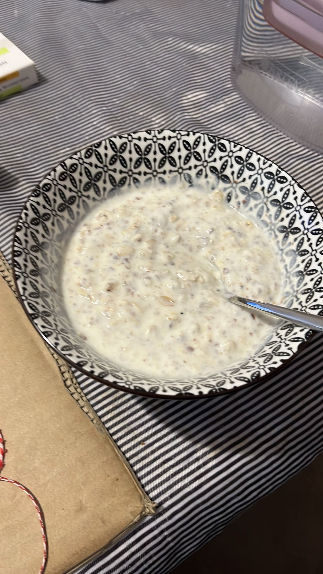 овесена каша с мляко