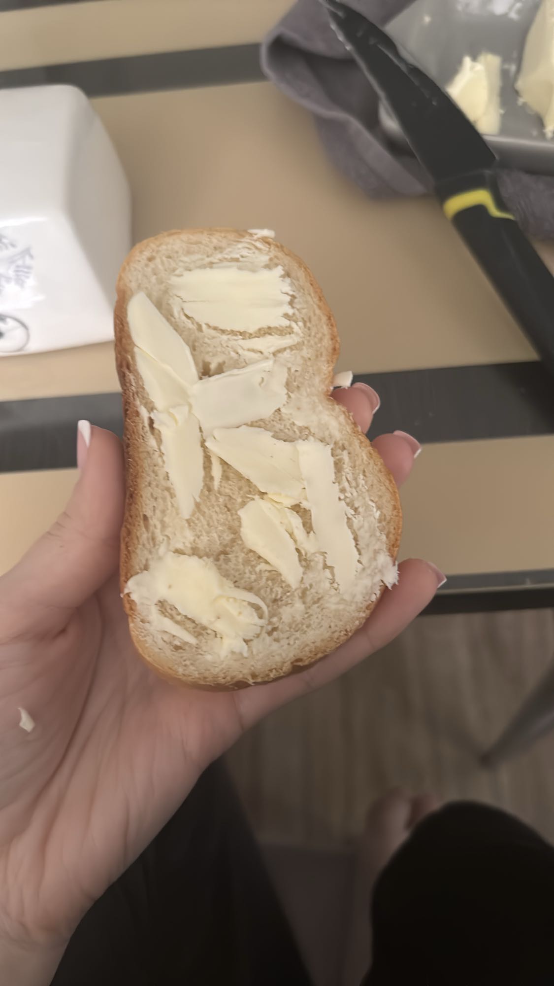 хлеб с маслом