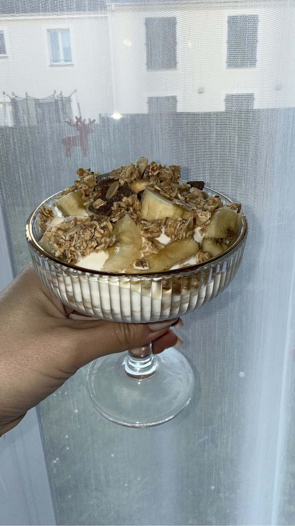 Yaourt granola banane