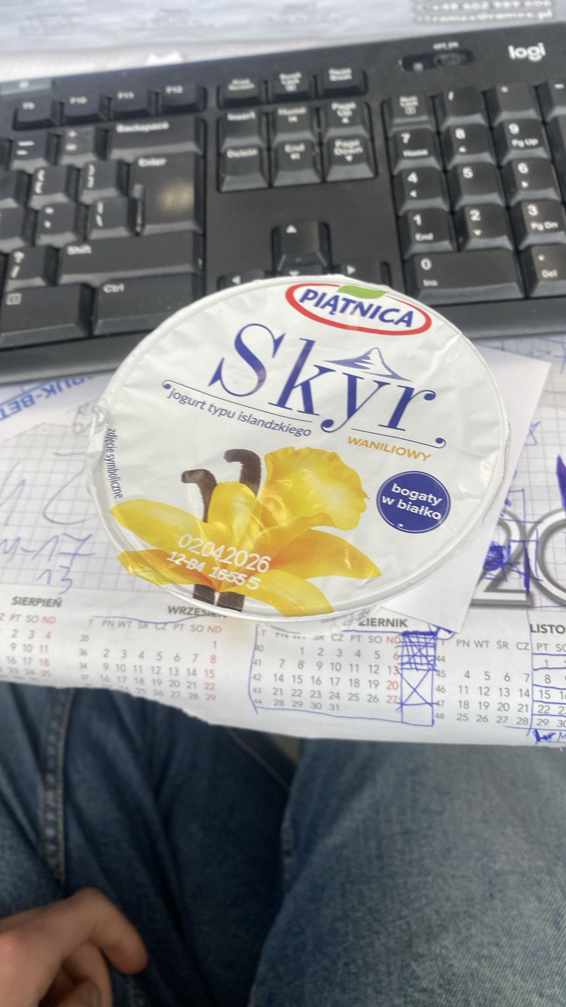 Skyr waniliowy