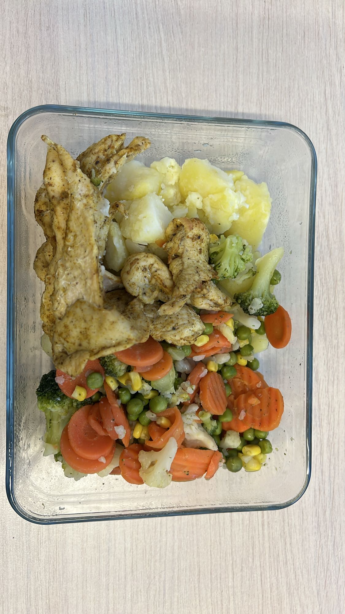 Kurczak z warzywami i ziemniakami