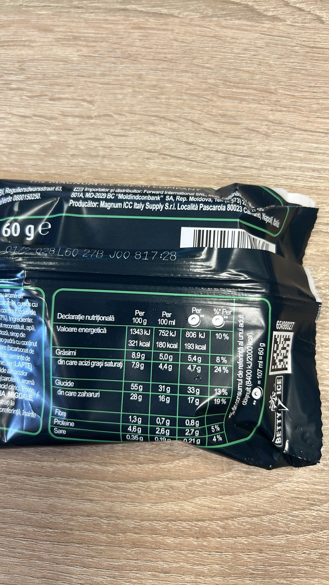 Înghețată cu ciocolată