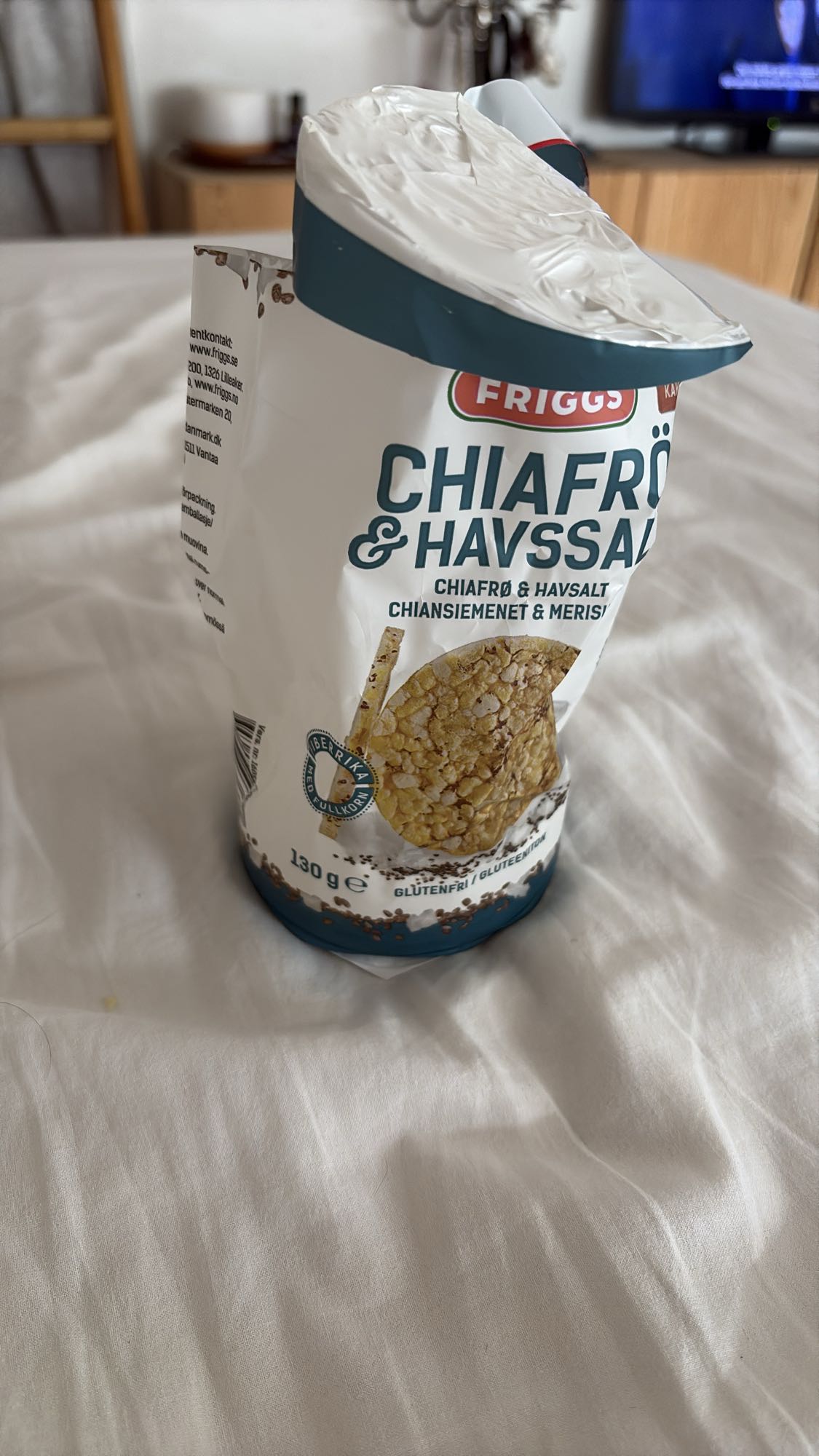 Chiafrö & havssalt riskakor