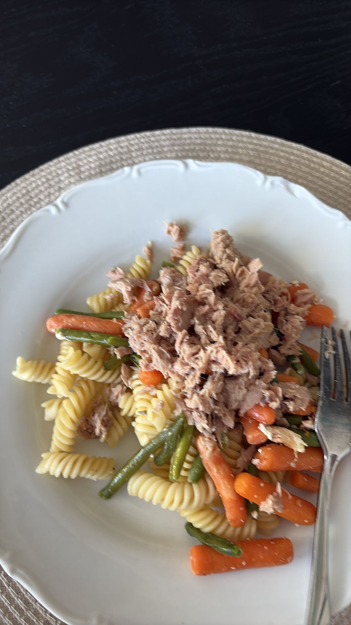 Tonfiskpasta med grönsaker