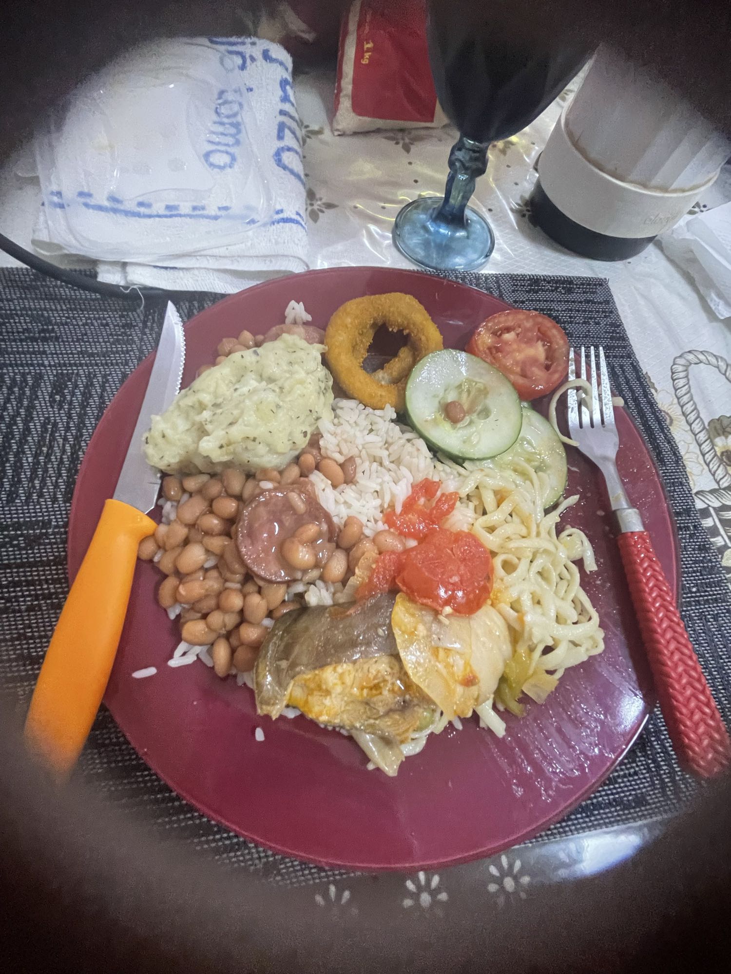 Prato variado brasileiro