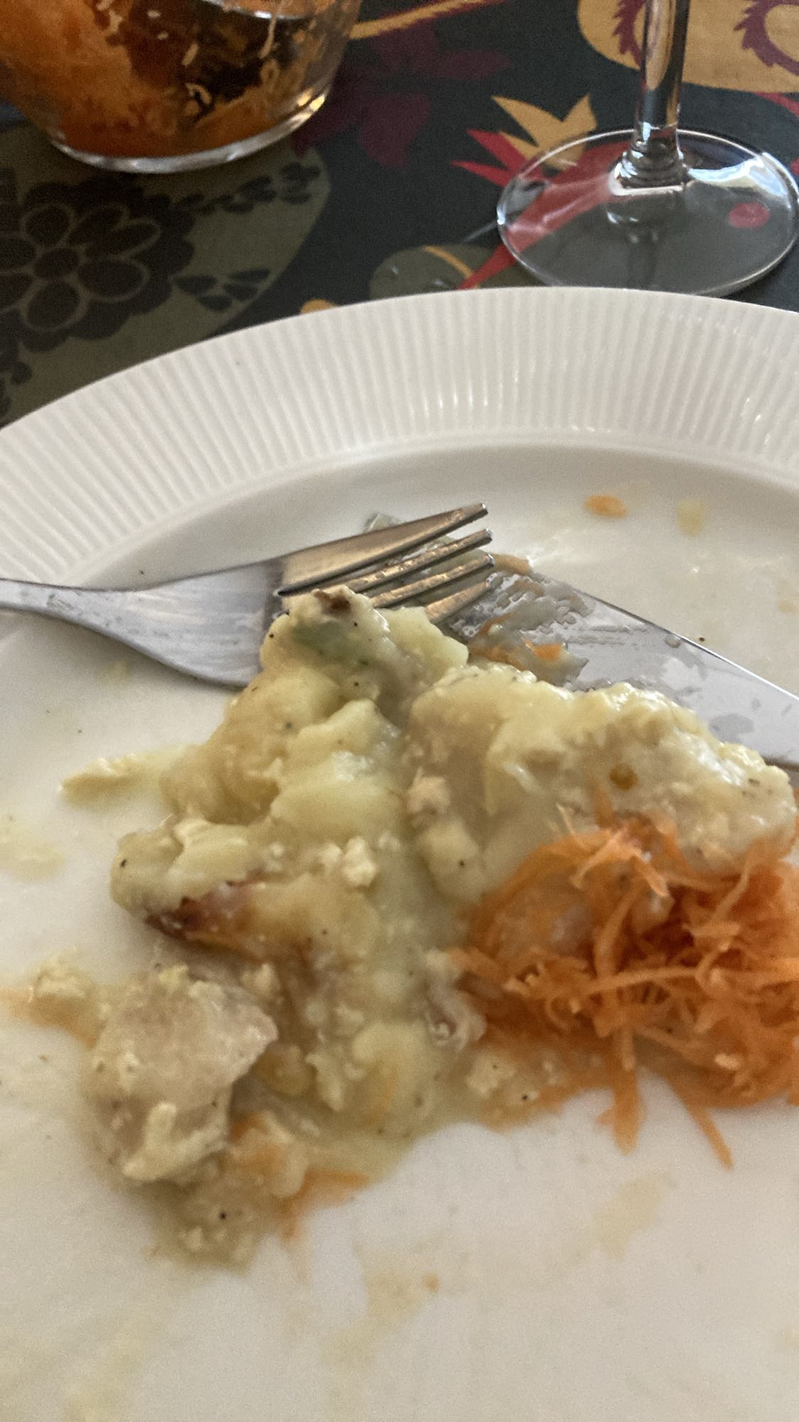 Kycklinggratäng med morot